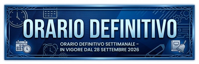 ORARIO DEFINITIVO 