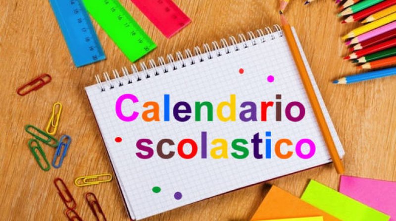 Calendario scolastico 2021 - 2022